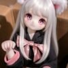 DD105 Luna - Anime TPE Figure with Articulated Skeleton, TPE Body PVC Head 68cm product image showing body appearance and material texture