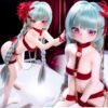 DD125 Lyra 68cm TPE anime doll in a dynamic pose with a red outfit and gold chains.